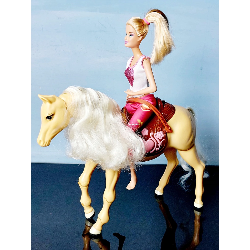 Barbie com cavalo que anda em Promoção na Shopee Brasil 2023