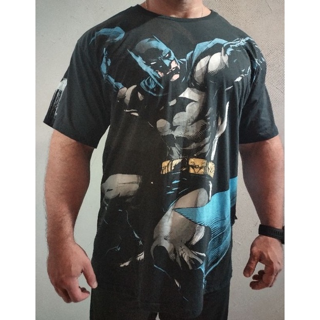 Camiseta Piticas Batman DC lançamento adulto plus size
