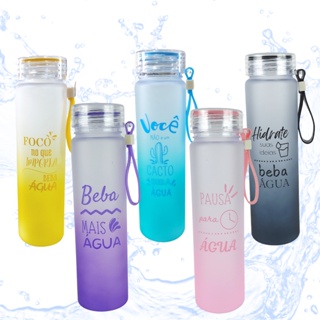 Garrafa / Squeeze Plástica 500ml Frase e Lisa- TOP