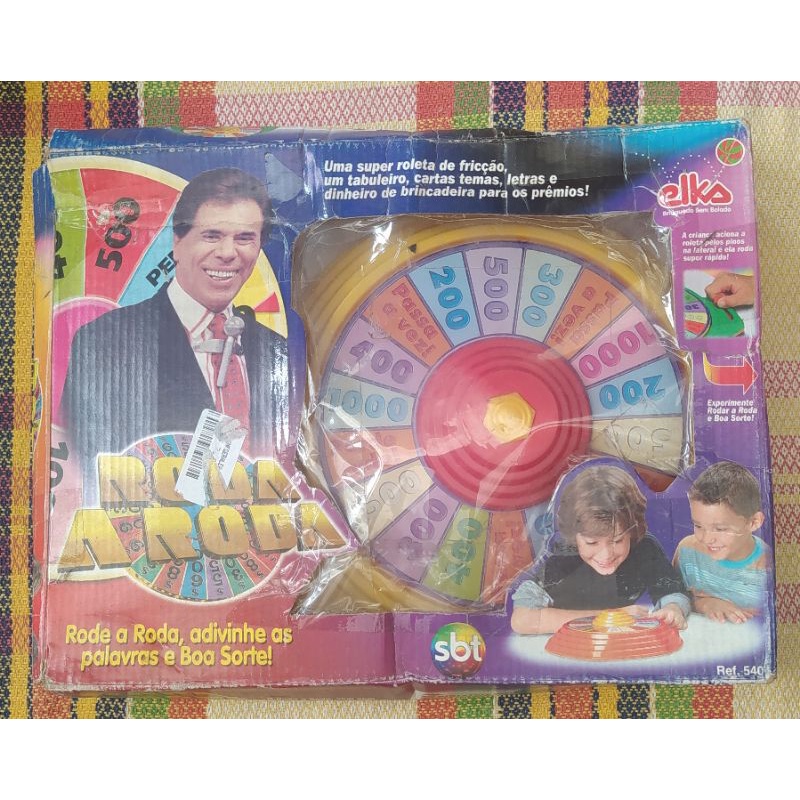 Jogo antigo e raro Roda a Roda Silvio Santos Shopee Brasil