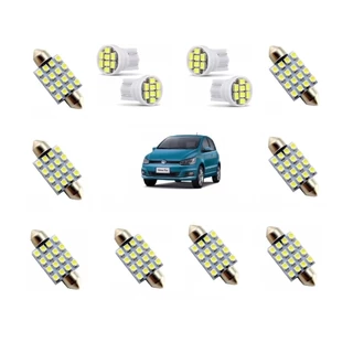 Kit Lampada Led Xenon Volkswagen Fox 2012 2013 2014 Interno