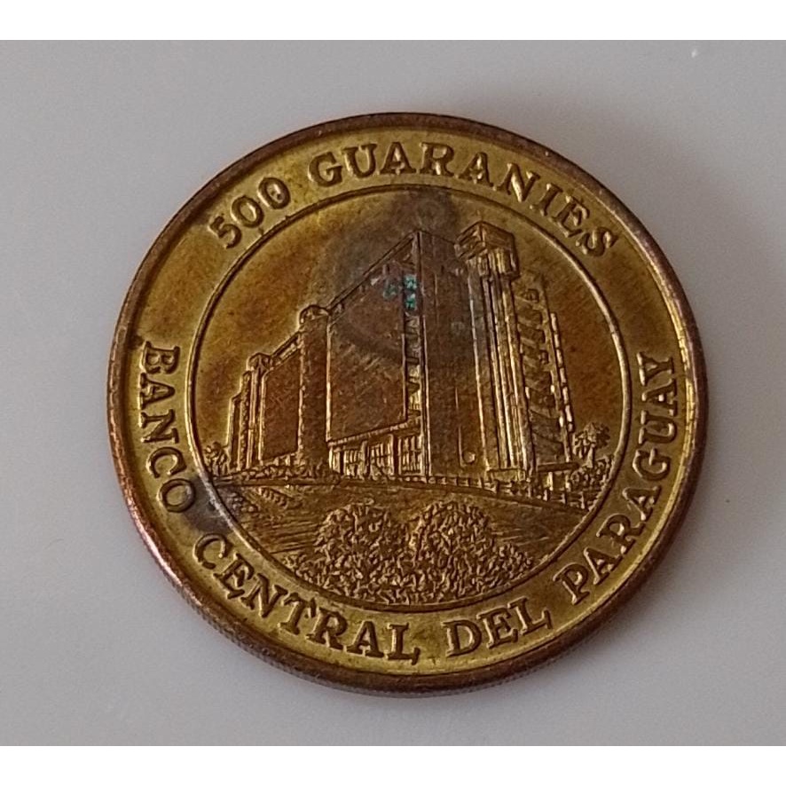 MOEDA PARAGUAI 500 GUARANI 1997 S397 Shopee Brasil