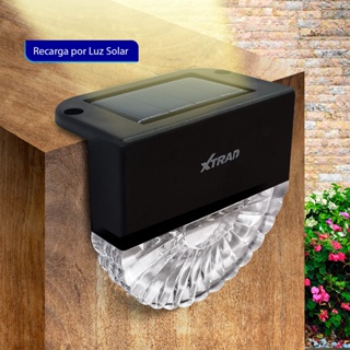 Kit 2 peça Luminária Solar Parede Lampada Led Decoração Resistente a jatos d’água Iluminação Externa Arandela Solar