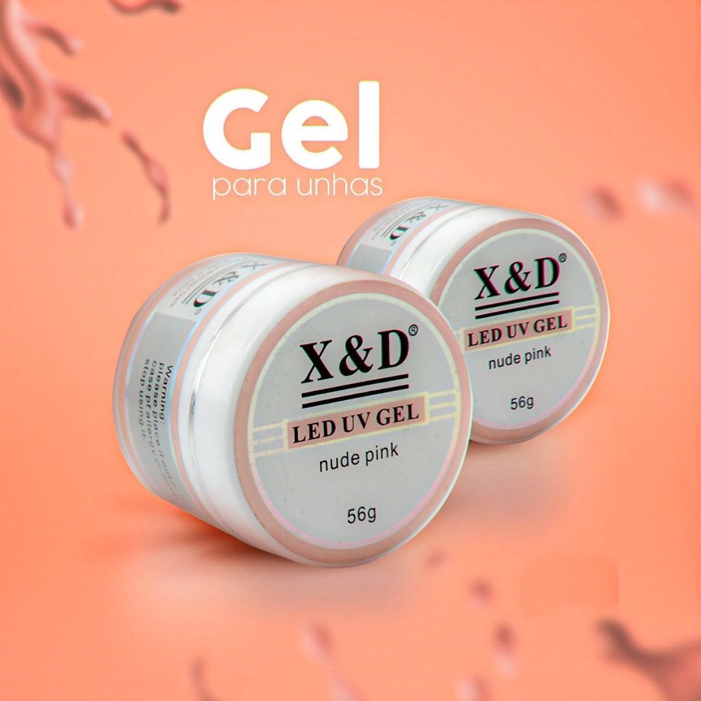 Gel Xed X D P Unhas Pink Nude De Gel Fibra G Shopee Brasil