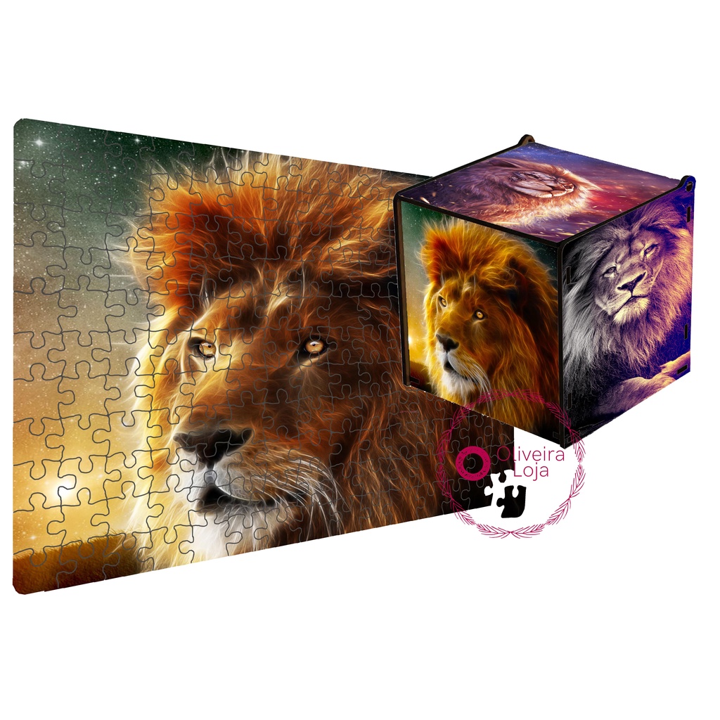 O Rei Leão Quebra-cabeça 200 peças - Toyster - Armarinho Delmar