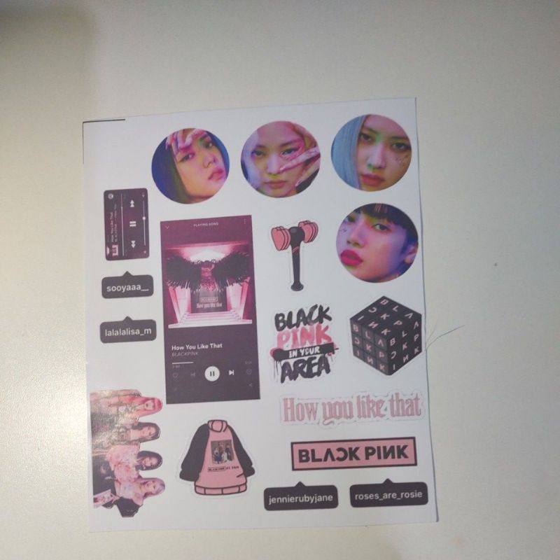 Adesivos Do Blackpink Shopee Brasil