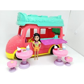 Food Truck 2 Em1 Mattel Polly Pocket Loira