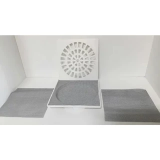 Tela Para Ralo de Banheiro 20 x 20 cm - Fibra de Vidro