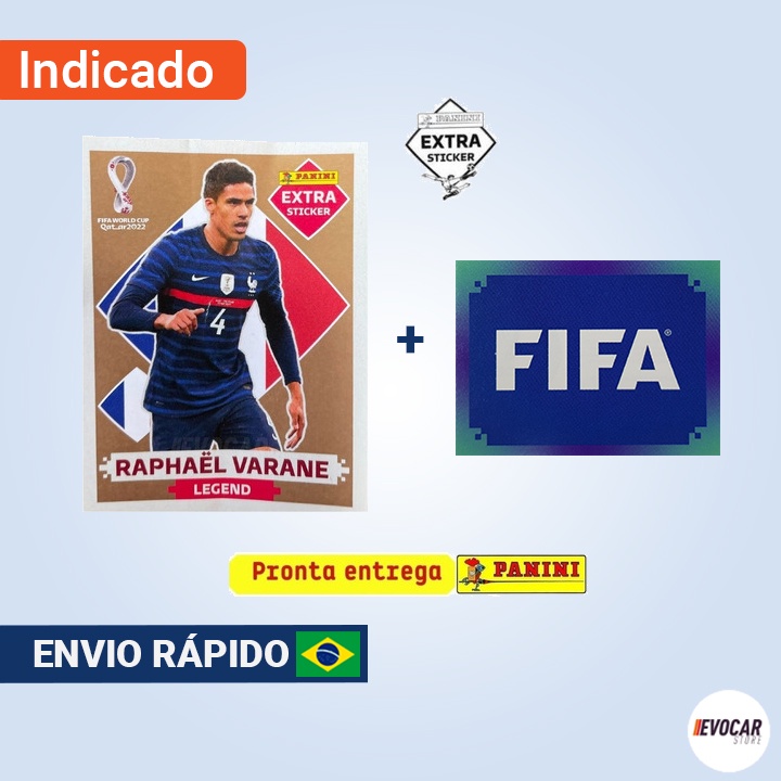 Figurinha Copa 2022 Raphael Varane Legend Bronze