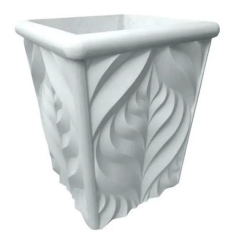 forma para fabricação de gesso vaso garden 42.5x32,5x25,5