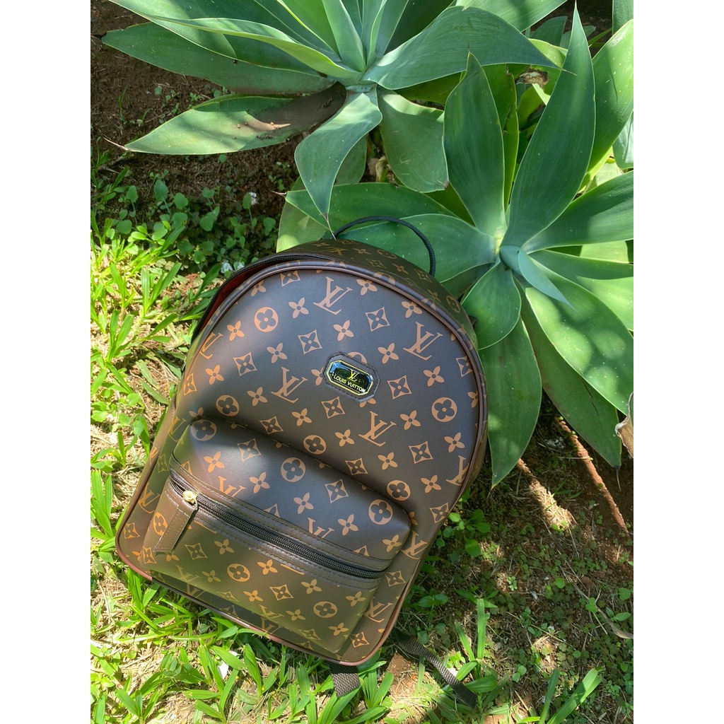 Bolsa Mochila Louis Vuitton Marrom Luxuosa Unissex Feminina Masculina Faculdade SUPER ESTILOSA PROMOÇÃO