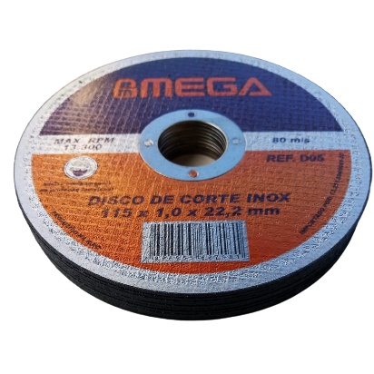 Kit Com 10 Discos de Corte Inox 115x1,0x22mm Mega Importadora | Shopee ...