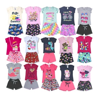 conjunto infantil juvenil menina 2 peças 10 ao 16 anos roupa infantil  menina