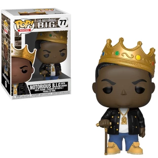 FUNKO POP ROCKS - THE NOTORIOUS B.I.G NOTORIUS B.I.G 77 NOVO ORIGINAL em Oferta na Shopee