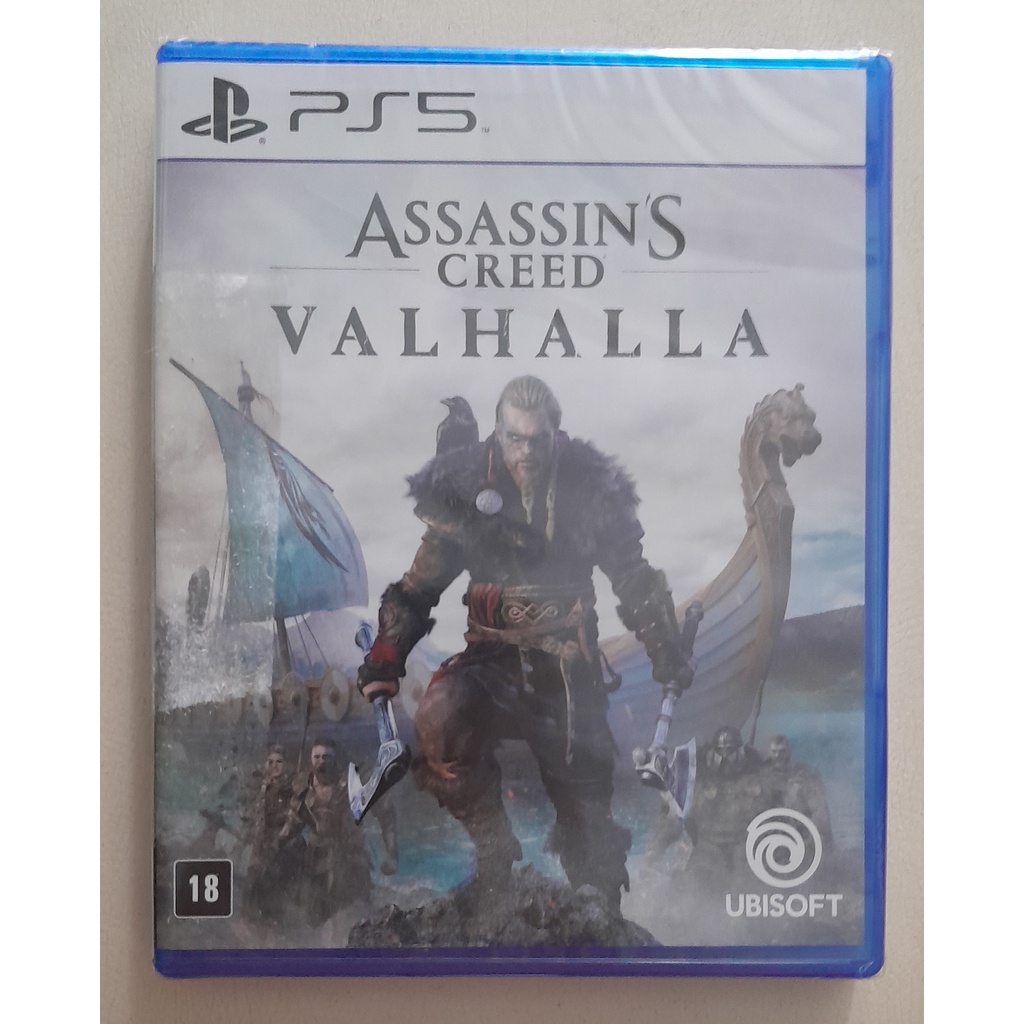 Jogo Assassins Creed Valhalla Ps5 Mídia Física Usado Original