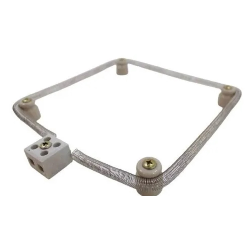 Kit 1 Resistência Chocadeira 110/220v + 4 Roldanas + 1 Borne