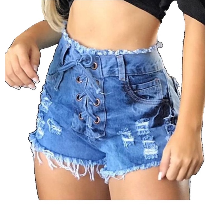 Shorts Jeans Modelador Basic Claro - Modab