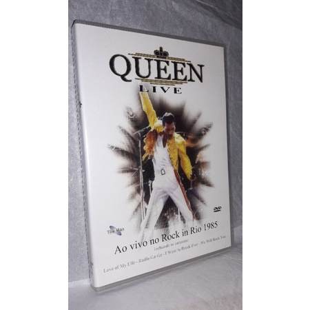 DVD Queen: Live - Ao Vivo no Rock in Rio 1985 | Shopee Brasil