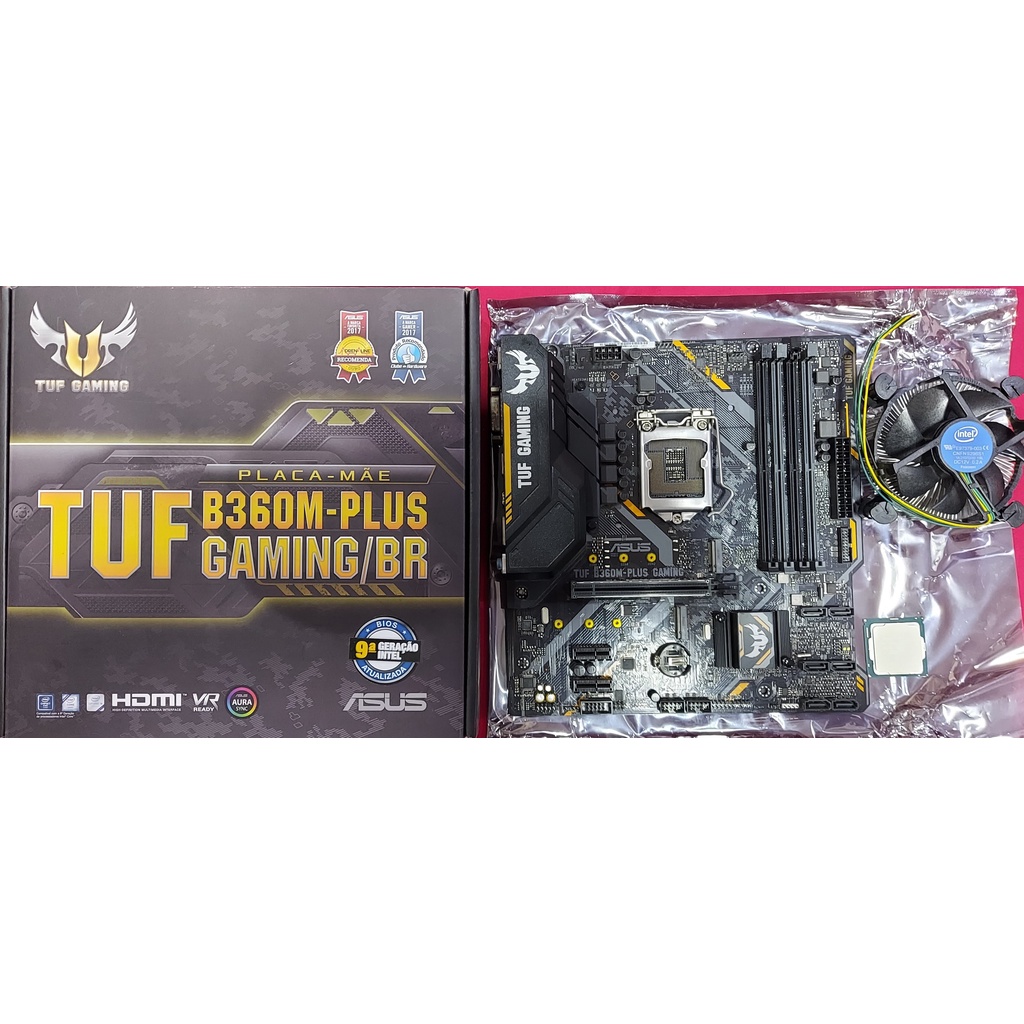 Kit Processador E Placa Mãe I5 9400f + Tuf Gaming B360m-plus