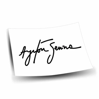 Adesivo Assinatura Airton Senna Piloto Automotivo Carro Moto 10x4 em Oferta na Shopee