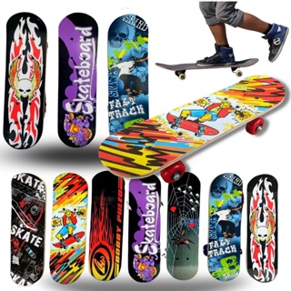 Skate Semi Profissional + Kit Proteção Completo - Estampa Colorido - 4 -  Real Brinquedos