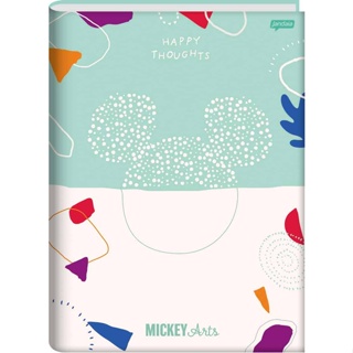 CADERNO UNIVERSITARIO BROCHURA CAPA DURA MICKEY - JANDAIA