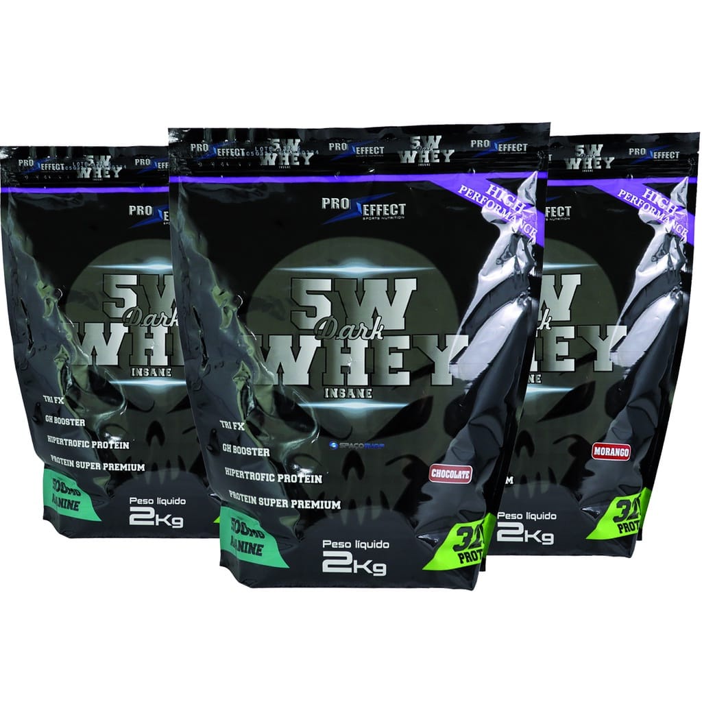 way Whey 5W Dark Insane 2kg (WHEY PROTEIN CONCENTRADO)