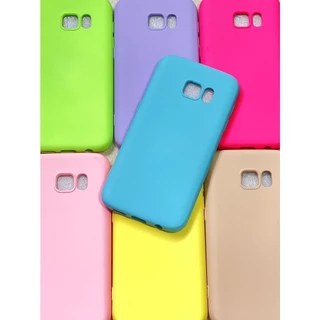 Capa Capinha Samsung S7 e S7 Edge Silicone Aveludado