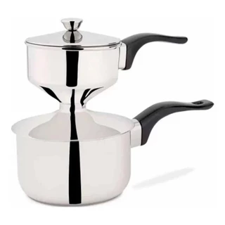 Cuscuzeira Individual de Aço Inox 700ml Lyor