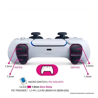 PG Trigger Click Soft Touch DualSense BDM-010-020 PS5 R2/L2/L1/R1
