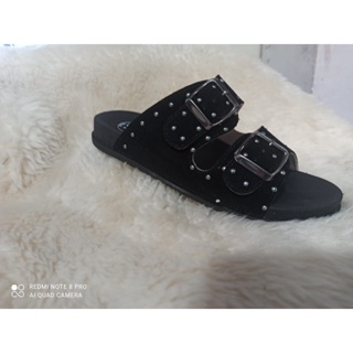 sandalia papete birken feminina com spik TN110 HOT SL/PTA