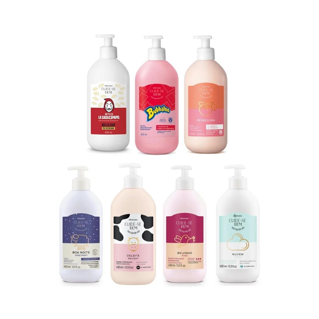 Creme Hidratante Corporal 400ml Cuide-se Bem O Boticário | Shopee Brasil