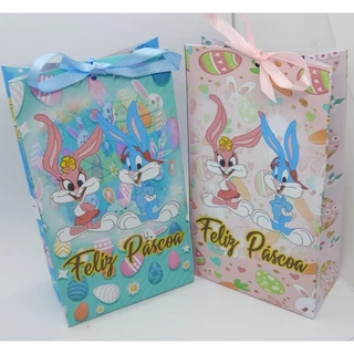 Sacolinha de Páscoa Mimo 10 unidades Tam P em Oferta na Shopee