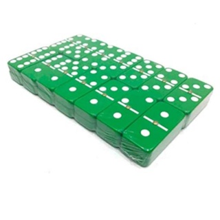 Jogo De Domino Profissional Grosso Osso C/28 Pecas Colorido