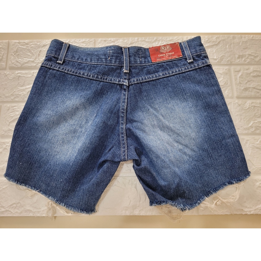 Shorts jeans COBRA D AGUA tam P 36 usado bom estado Shopee Brasil