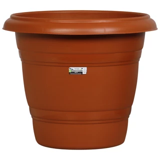 Kit 02 Vasos Redondo Gigante Marrom 42,5 Litros