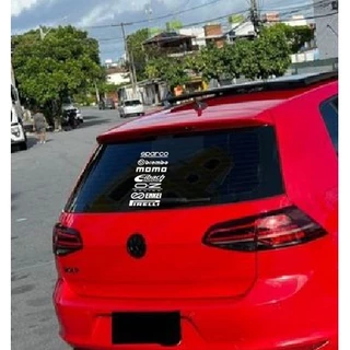 kit adesivos para vidro traseiro carro rebaixado personalizado