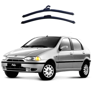 Par Palheta Limpador ParaBrisa Palio 1996 97 98 99 2000 Silicone