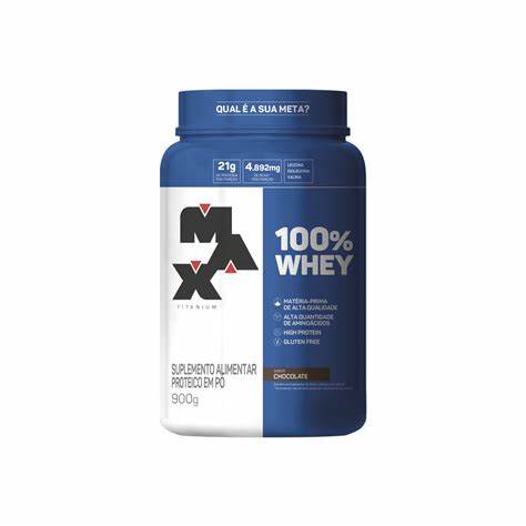 100% WHEY (900G) – Chocolate, academia, probiótica,saúde,musculação