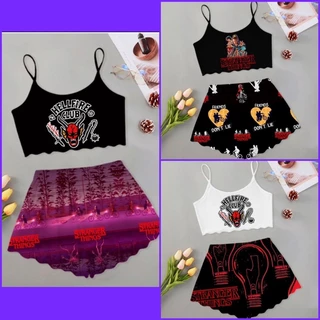 pijama shortdoll stranger things roupa de dormir sale adulto