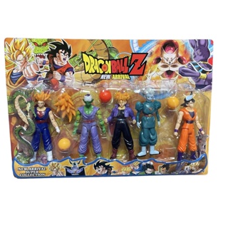 Kit 4 Boneco Dragon Ball Z Gohan, Super Vegeto, Picolo, Vegeta e Esferas Do  Dragão