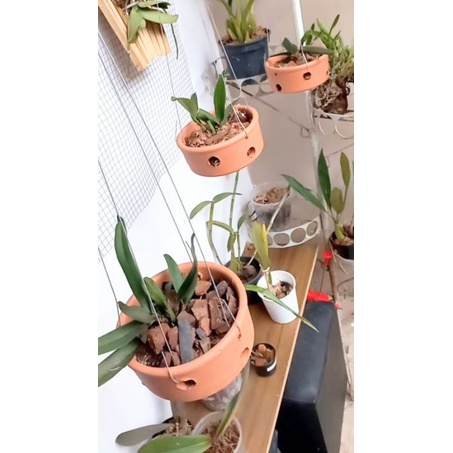 VASO DE BARRO CERÂMICO / BACIA PARA ORQUIDEA / (kit 5 UNIDADES.)