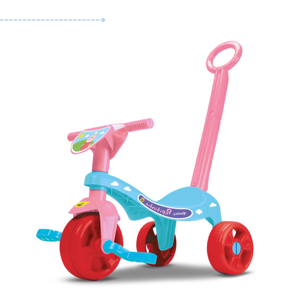 Velotrol Triciclo porquinha rosa mini moto brinquedo motoquinha tres ...