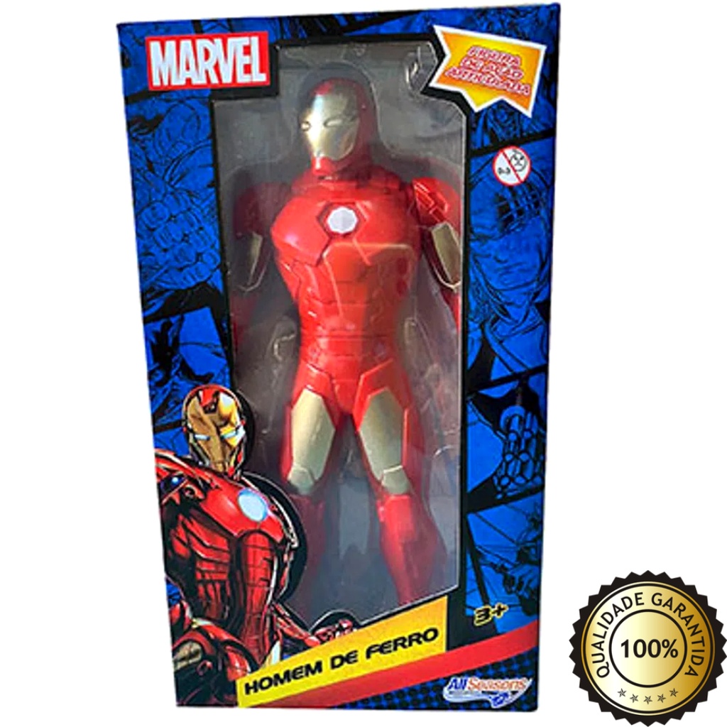 Boneco Marvel Homem de Ferro Original 22cm Brinquedo Figuras de Ação ...