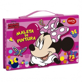 Maleta de Pintura Minnie Mouse Disney 72 Peças Modelo 1