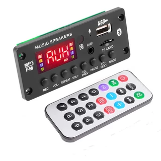 Placa Decodificadora Bluetooth WMA/MP3 /Bluetooth 5 0/USB.