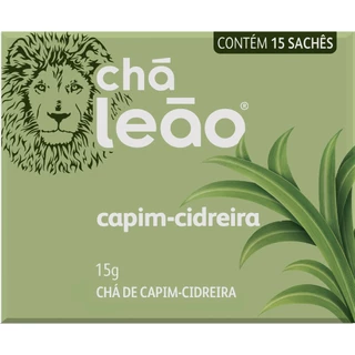 Chá Leão Capim-Cidreira 15g em sachês - 15 Unidades em Oferta na Shopee