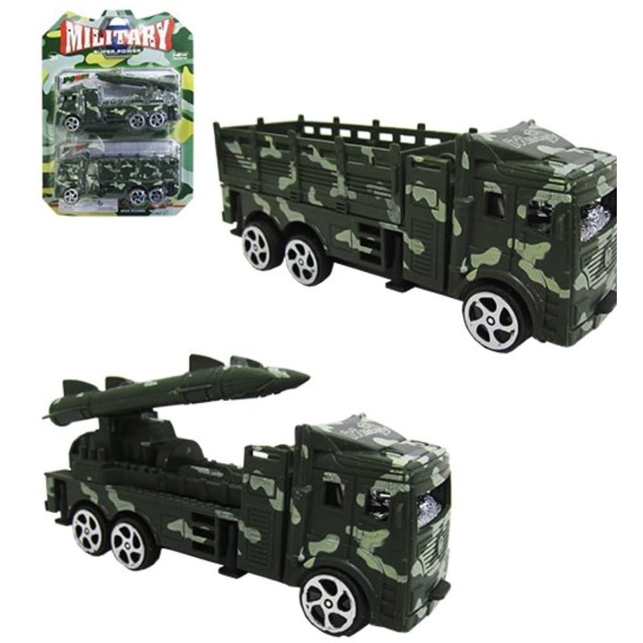 Brinquedo Carreta A Fricção Caminhão Militar Camuflado
