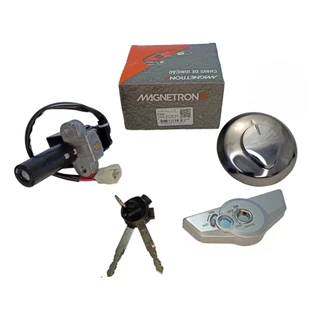 Chave de Ignição Cg 150 Titan Es Ks Mix Flex 2009 2010 2011 2012 2013 (3 Peças)