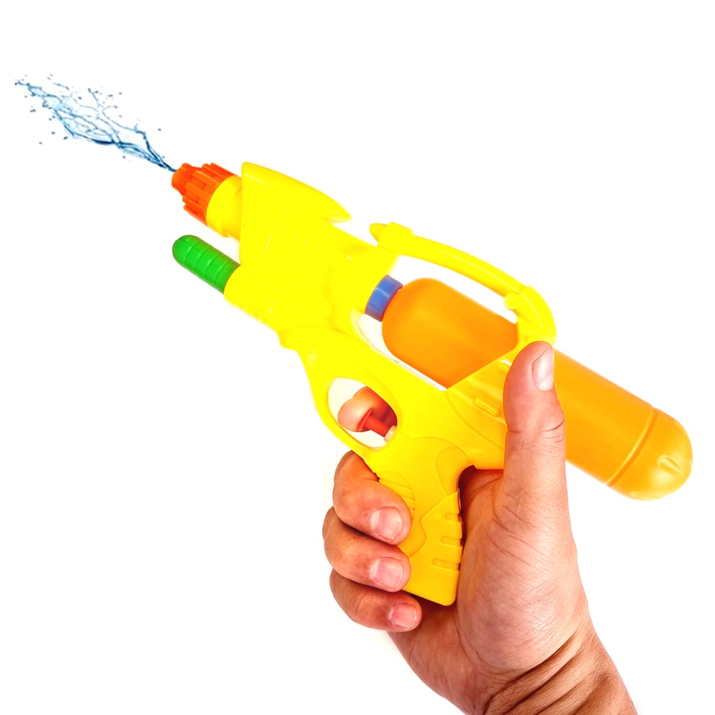 Pistola Arminha Transparente Lanca Agua Brinquedo 23cm | Shopee Brasil